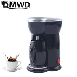 Coffee Makers DMWD 140ML Mini American Coffee Machine Automatic Drip Coffee Maker Single Cup Coffee Maker for Home And Office 110/220VL240105