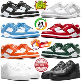 Nike Dunks sb dunk low dunk koşu ayakkabıları mens eğitmenler Chunky Dunky Syracuse Siyah Beyaz UNC Mahkemesi Mor Kaplama Çekirdek Pembe Doğa Sporları Sneakers boyutu 36-45