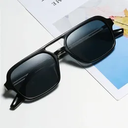 Sunglasses Drop Double Bridge Glasse Luxury Pochromic Fashion Gafas De Sol UV400 Polarized Unisex Shade