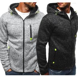 Men's Jackets 2024 Men Zipper Hoodies Sweatshirts Leisure Cardigan Male Hooded Coats Street Wear Casual Man Sweatshirt Fashion Top