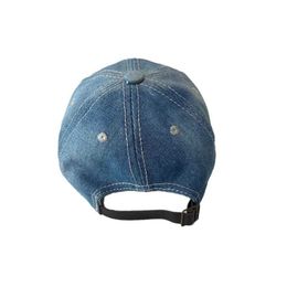 Designer Ball Caps High quality home baseball cap for women, fashionable and simple embroidered letters, denim duckbill cap, washed correctly, style T6W5