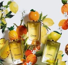 New Beautiful Perfume European lemon Orange Pineapple perfume Latest Classic Fresh Lasting Light Fragrance eau de parfum Spray for women 80ml