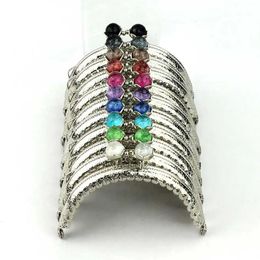 10 PcsLot 85 CM Silver Metal Purse Frame Semicircle Lotus Head Coral Beads Kiss Clasp DIY Bag Accessories 240108