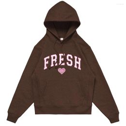 Felpe con cappuccio da donna Abbigliamento da uomo Sturniolo Triplette Felpe Varsity Fresh Love Merch Stampa Moda unisex Casual Cappotto streetwear