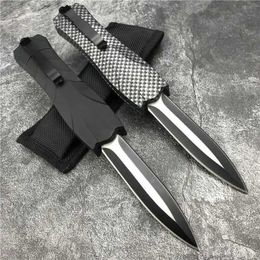 Knife BM Quick AUT Open Outdoor Hunting Knife Tactical Combat EDC Folding Pocket Knives ABS Handle Survive Self Defence Tool with Clip