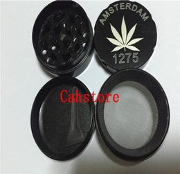 Custom 40mm 4piece Smoking Metal Herb grinder tobacco Amsterdam grinder CNC grinder 2031538