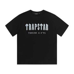 Designer Fashion Clothing Tshirt Tees Trapstar Limited Gradient Letter Short Sleeve Street Loose Cotton Round Neck Top Luxury Str