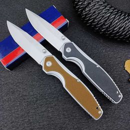 Knife Outdoor 8Cr13Mov Camping 0520 Pocket Folding Knife EDC Hunting Tools Self Defence Pocketknives G10 Handles Multi Knives