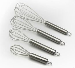 Stainless Steel Balloon Wire Whisk Tools Blending Whisking Beating Stirring Egg Beater Durable 4 Sizes 6inch8inch10inch12in8029139