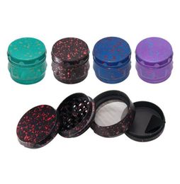 New type of frosted matte zinc alloy smoke grinder with 4 layers and 60mm diameter3461495