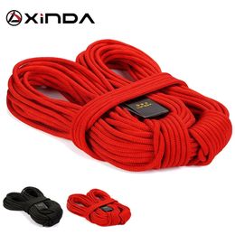 XINDA 8mm Diameter Professional Rock Climbing Rope Outdoor Hiking Corda High Strength Statics Safety Rope Fire Rescue Parachute 240106