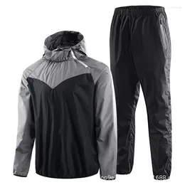 Men's Tracksuits Sweating Sports Fitness Set High Quality Running Clothes And Fat Reducing