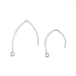 Stud Earrings 50pcs Stainless Steel Great Flat Ear Hook French Earring Hooks Wire Settings Base For DIY Jewellery Making