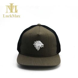 Designer Ball Caps China-Chic Bamboo Fabric Lion Embroidery Big Head Hat Baseball Game Hat Student Party Team Hat KI6M