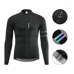 Racing Sets Men's Quick-drying Breathable Cycling Top T-shirt Moisture-wicking Tight-fitting Long Sleeves Clothing