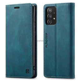 Cell Phone Cases For Samsung Galaxy A52 Case Wallet Magnetic Card Flip Cover For Galaxy A52 5G 4G A52s Case Luxury Leather Phone Cover StandL240105