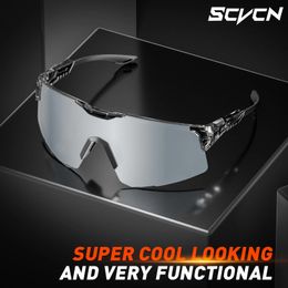 Sunglasses SCVCN Polarised Cycling Glasses UV400 Protection Eyewear Men Women Outdoor Sports Running Fishing Sunglasses Road MTB Goggles
