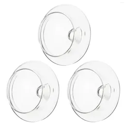 Dinnerware Sets 3 Pcs Clear Tumbler Cups Teapot Accessories Protective Covers Dust-proof Segue Home Colander Protector Lids Strainer