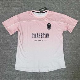 Trapstar London Men's Streetwear Tshirt Free Pink Short Sleeve Oversized Jersey