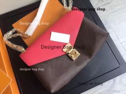 designer bag 10A new original chic handbag bags pallas chain tote purses Oxidising leather crossbody bag black shoulder bags backpack wallet all match m41200