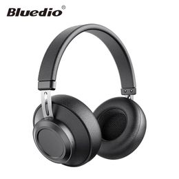 Speakers Bluedio T5 Wireless Headset Bluetooth Headphones ANC bluetooth 5.0 HIFI sound with 57mm loudspeaker face recognition for phone