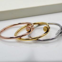 A Classic Cartres Bangle Kajia Nail Bracelet 18K Gold Colourless 18k gold Open Personalised Trend Luxury Simple and Advanced Sense