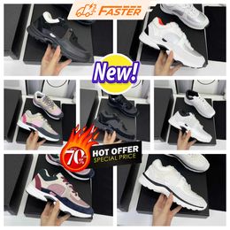 chans Designer Trainers Sneakers Running Shoes high quality Women Inner Height Increase 2024 New Fashion Versatile Color blocking thick bottom