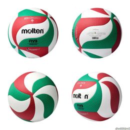 Balls Molten V5M5000 Volleyball FIVB Approved Official Size 5 For WomenMen Indoor Professional Match Training 231128 G61S