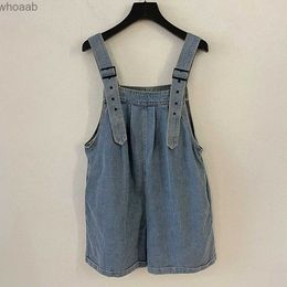 Women's Shorts Casual Loose Women Denim Shorts Jumpsuit Summer 2023 Vintage High Waist Young Girls Overalls Short Jeans Female Playsuits YQ240108