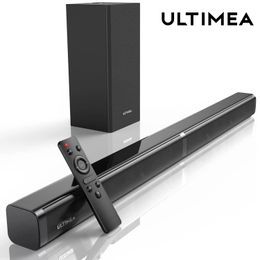 Speakers ULTIMEA 100W TV SoundBar 2.1 Bluetooth Speaker 5.0 Home Theatre Sound System 3D Surround Sound Bar Subwoofer Bluetooth Speakers