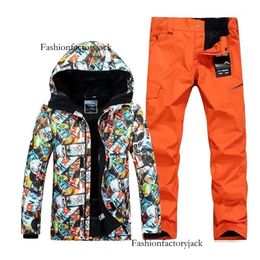 Skiing Jackets Winter Ski Suits for Men Snowboard Jacket Pants Waterproof Warm Sport Suit Clothes