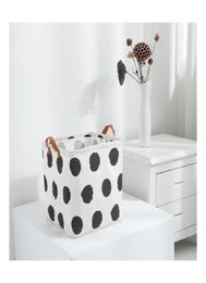 Ins Foldable Storage Bucket Top Waterproof Bathroom Dirty Clothes Laundry Storage Box Cotton And Linen Children039s1243089