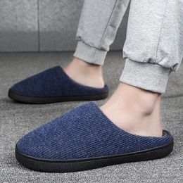 Slippers 2024 Winter Men's Cotton Shoes Breathable Padded Thickened Outdoor Warm For Men