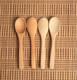 Wooden Jam Spoon Baby Honey Spoon Coffee Spoon New Delicate Kitchen Using Condiment Small 1283cm RRA283749512865