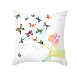 Designer Cushion cover, 100% polyester printed super soft short plush, without cushion coreZY231216009PPV-TPR350-17