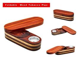 New magic wood smoking pipe metal smoking pipe Hand Pipe rolling machine grinder vaporizer Easy To Use2372899