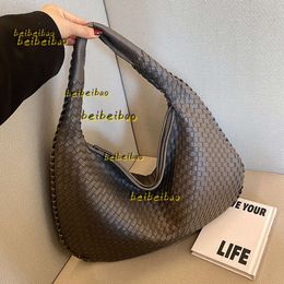 Evening Bags Evening Bags Woven Leather Bag 2023 Trend Fashion Luxury Designer Handbag High Quality Black Grey Blue Pink Brown Shoulder Tote For Women 2024