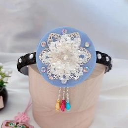 Hair Clips Traditional Headwear Hanbok Headband Women Korea Style Accessories Girls Stage Performance Hairbands Ornaments