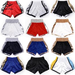 Skirts Muay Thai Shorts Kids Boys Mma Shorts Men Women Custom Martial Arts Sanda Fight Kick Boxing Pants Gym Fiess Training Clothing