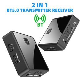 Speakers Zf380 2 in 1 Bluetooth 5.0 Transmitter Receiver Tv Speaker 3.5mm Aux Optical Adapter Audio Music Wireless Transmitter Receiver