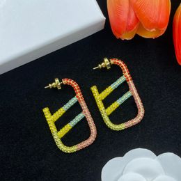 2024 Fashion Colorless Retro Simple Women's Earrings Korean Earrings