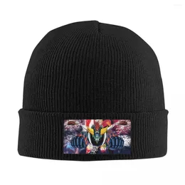 Berets Cool Goldorak Grendizer Bonnet Hat Knitted Hats Men Women Fashion Unisex Ufo Robot Anime Warm Winter Beanies Cap