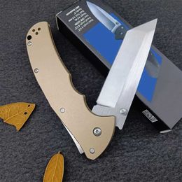 Knife Hunting Folding Knife Drop Point/ Tanto Blade Tactical Self Defense Camping Outdoor Pocketknives EDC Knives Aluminium Handle