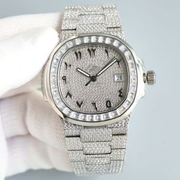 Diamond Watch Designer Watches Automatic Mechanical Movement Waterproof 40mm Bracelet Sapphire Stainless Steel 904L Wristwatch Montre de Luxe Gift