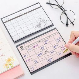 Paper Stationery Student Diary Writing Pads Desktop Schedule Book Month Plan NoteBook Tearable