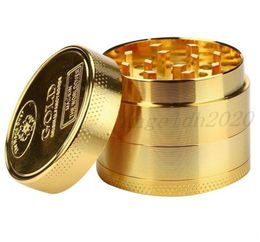 40mm Zinc Alloy Tobacco Grinder 4 Layers Smoking Metal Grinders Herb Cigarette Grinder Manual Abrasive Tools Smoking Accessories4693930