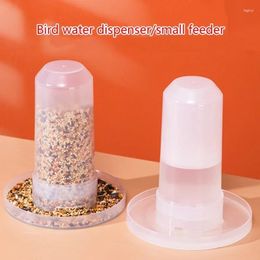 Other Bird Supplies Chicken Poultry Transparent Design Feed Bucket Outdoor Practical Feeder Drinker Plastic Seed And Water Dispenser Drop