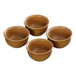 Teaware Sets 4 Pieces Chinese Ceramic Tea Cups Drinkware Traditional Bowl Coffee Cup Mugs For Home Restaurant Shop El Green