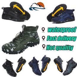 Hot Sale Men Hiking Mountain Climbing Shoes Trekking Sport Hunting Sneakers Lace-Up Non Slip High Quality Walking Tourism Jogging Casual shoes big size