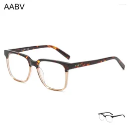 Sunglasses AABV Square Computer Blue Light Glasses Men Women Fake Transparent Optical Lenses Clear Eyeglasses 8012